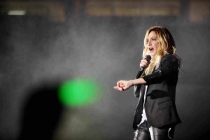 Άννα Βίσση: Καθηλωτική εμφάνιση στο Καλλιμάρμαρο