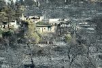 Burned houses