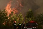 Mountain on fire