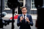 NATO chief addresses media following meeting with British prime minister at Downing Street