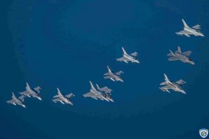 Πολεμική Αεροπορία: Διελεύσεις μαχητικών αεροσκαφών πάνω από την Αττική