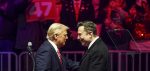 US President-elect Donald Trump with businessman Elon Musk