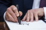 US President Donald Trump signs numerous executive orders