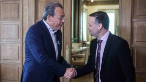 Φάμελλος μετά τη συνάντηση με Δούκα: «Στην Αθήνα η προοδευτική συνεργασία ανέτρεψε τη δεξιά πολιτική»