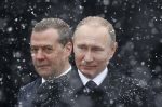 Vladimir Putin and Dmitry Medvedev