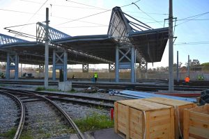 Επίσκεψη Χαρδαλιά στο Ελληνικό για το έργο επέκτασης του αμαξοστασίου των τραμ