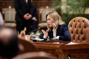 Ιταλία: Συνάντηση Μελόνι με τον πρόεδρο του Λιβάνου Ζοζέφ Αούν