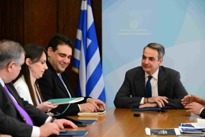 Επίσκεψη του Κυριάκου Μητσοτάκης στο υπουργείο Εσωτερικών – ΦΩΤΟ