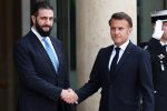 French President Macron receives Syria interim leader Ahmed Al-Charaa