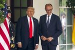 US President Trump meets German Chancellor Merz