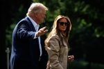 US President and First Lady depart the White House for Kerrville, Texas