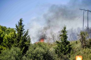 Ηράκλειο: Σε εξέλιξη φωτιά στα Σταυράκια
