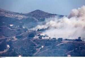 Νέα φωτιά στην Κερατέα: Επιχειρούν 25 πυροσβέστες –  Σε εξέλιξη κυκλοφοριακές ρυθμίσεις