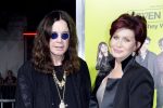 Ozzy Osbourne (L) and wife British television personality Sharon Osbourne