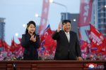 Kim Jong Un and his daughter Kim Ju Ae