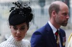 Britain’s Prince William (R), the Prince of Wales and Catherine