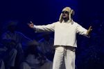 Trap Puerto Rican singer Bad Bunny performs during
