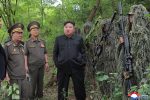 Polititian in woods