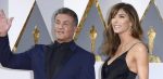 Sylvester Stallone (L) and Jennifer Flavin