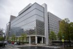 The closed World Bank Group headquarters in Washington, DC, USA,