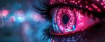 Macro eye iris details