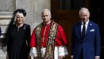 Pope Leo XIV, King Charles III and Queen Camilla