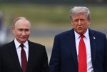 US President Donald Trump welcomes Russian President Vladimir Putin