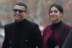 Cristiano Ronaldo and his partner Georgina Rodriguez