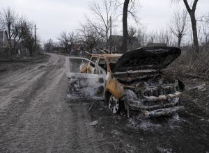 Εικόνες μέσα από το εμπόλεμο Ποκρόφσκ, vid