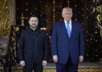 Donald Trump and Ukrainian President Volodymyr Zelensky