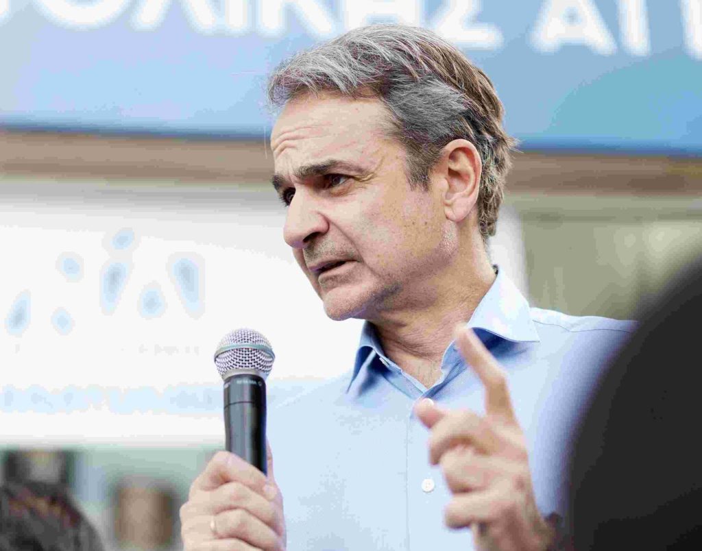 Ο Κυρ. Μητσοτάκης συναντήθηκε με μαθητές του μειονοτικού Δημοτικού Σχολείου Πάχνης Ξάνθης