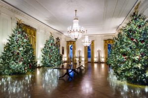Η Μελάνια αποκαλύπτει τη χριστουγεννιάτικη διακόσμηση του Λευκού Οίκου με τα 51 δέντρα, vid