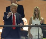 President Donald Trump (L) and daughter Ivanka Trump
