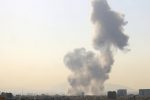 ​Smoke rises in central Tehran after Israel attack, 28 February 2026. Israel launched an attack on Iran on 28 February 2026