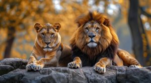 Αρσενικό λιοντάρι υποχωρεί μπροστά στη “θυμωμένη” λέαινα – Δείτε βίντεο της “βασιλικής αναμέτρησης”