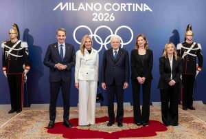“Αυτή τη φορά δεν βρέχει”: Στο Μιλάνο για την τελετή έναρξης των Χειμερινών Ολυμπιακών Αγώνων ο Κ. Μητσοτάκης