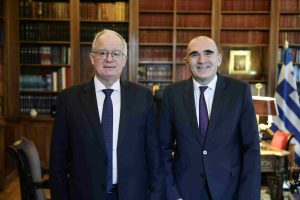 Με τον νέο πρόεδρο του Δικηγορικού Συλλόγου Αθηνών συναντήθηκε ο ΠτΔ, Κ. Τασούλας