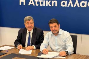 Ο Νίκος Χαρδαλιάς υπέγραψε τη σύμβαση για την ανέγερση σχολικού συγκροτήματος στον Ασπρόπυργο