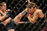 S fighter Tatiana Suarez (L) faces Mexican Alexa Grasso (R)