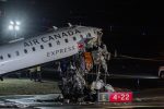 Air Canada jet collides