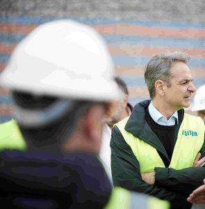 Κυρ.Μητσοτάκης: Εντυπωσιασμένος από την ταχύτητα κατασκευής του Fly over