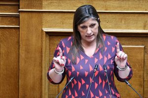 Ζ. Κωνσταντοπούλου: Να συγκληθεί άμεσα η Βουλή για την Εξωτερική Πολιτική και την Εθνική Στρατηγική