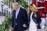 US President Donald Trump and First Lady Melania Trump