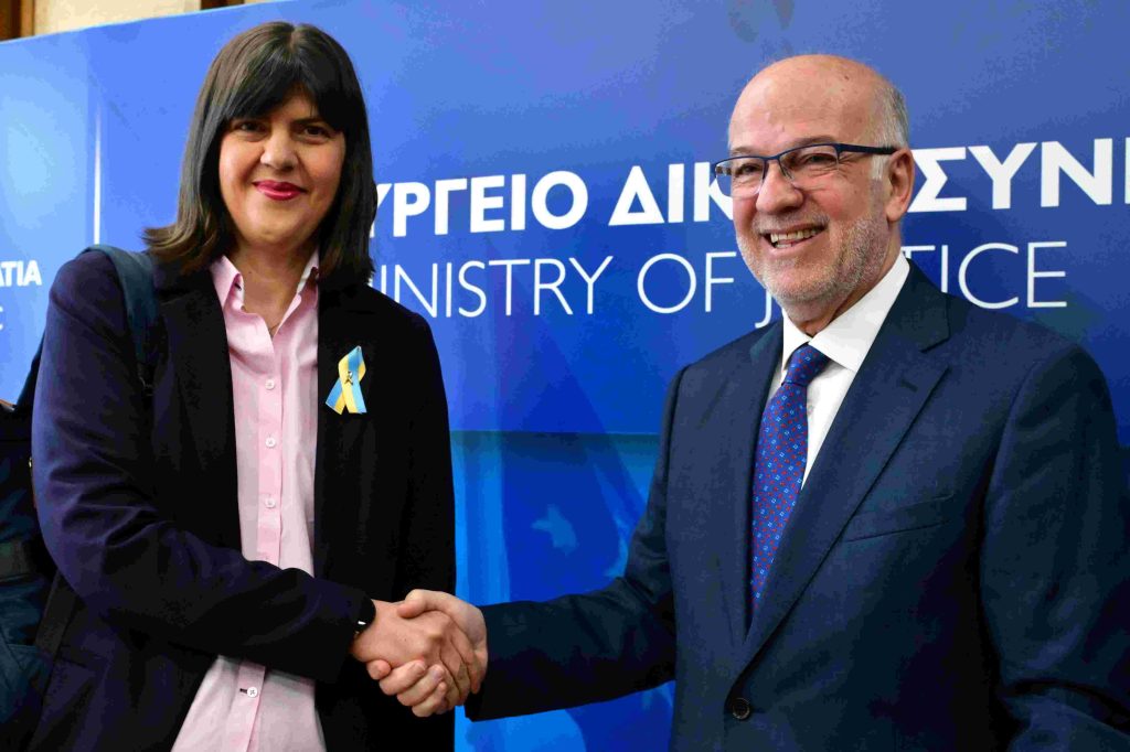 Στο υπουργείο Δικαιοσύνης η Λ. Κοβέσι – Συνάντηση με Γ. Φλωρίδη