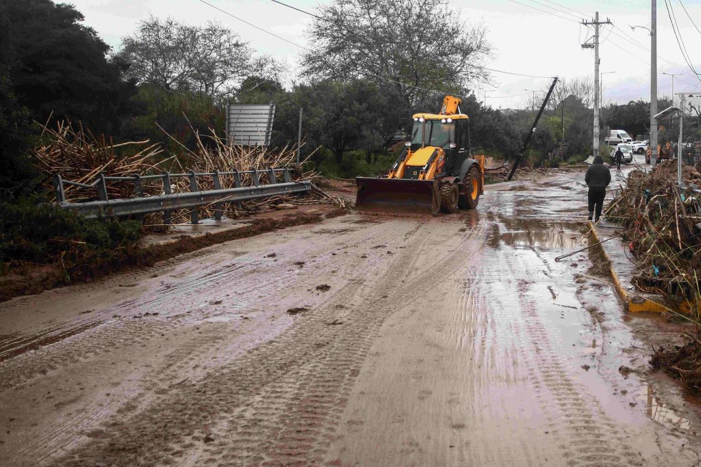 «Erminio»: Σε ποια σημεία του οδικού δικτύου της Κ. Μακεδονίας διακόπηκε η κυκλοφορία