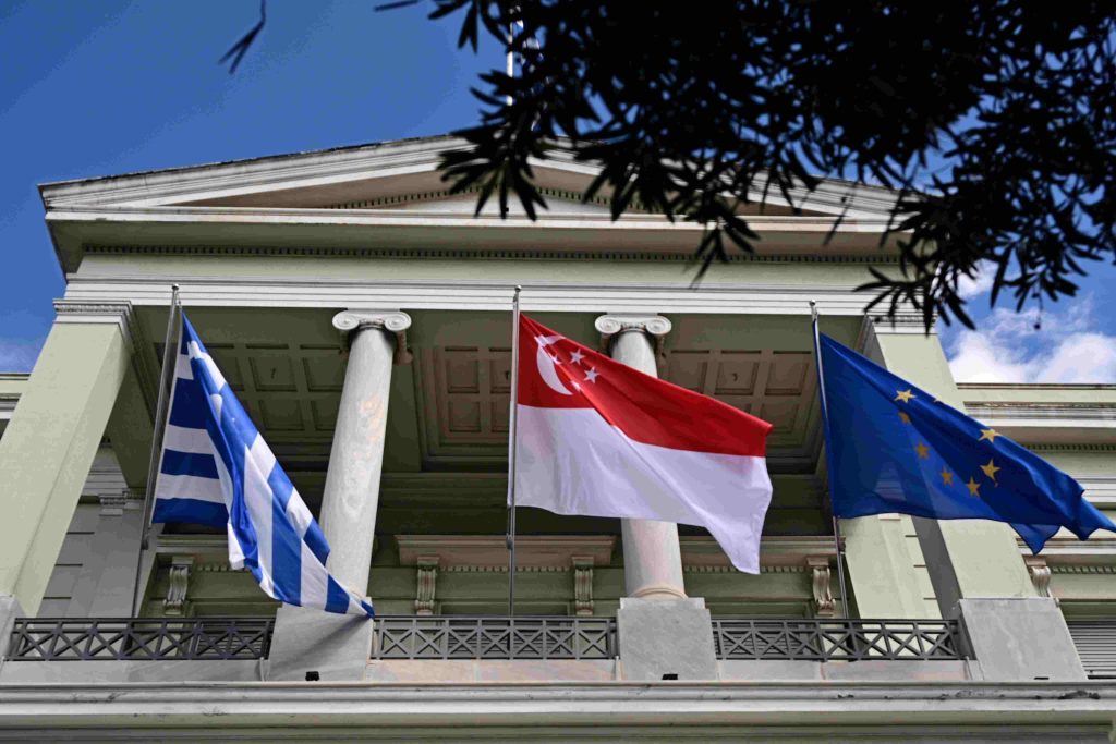 Συνάντηση Ν. Δένδια με τον ΥΠΕΞ της Σιγκαπούρης