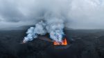 Volcano eruption