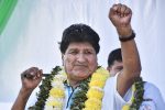Former Bolivian President Evo Morales