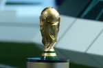 The FIFA World Cup trophy on display during the 76th FIFA Congress 2026