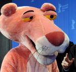 Steve Martin (R) and Pink Panthe